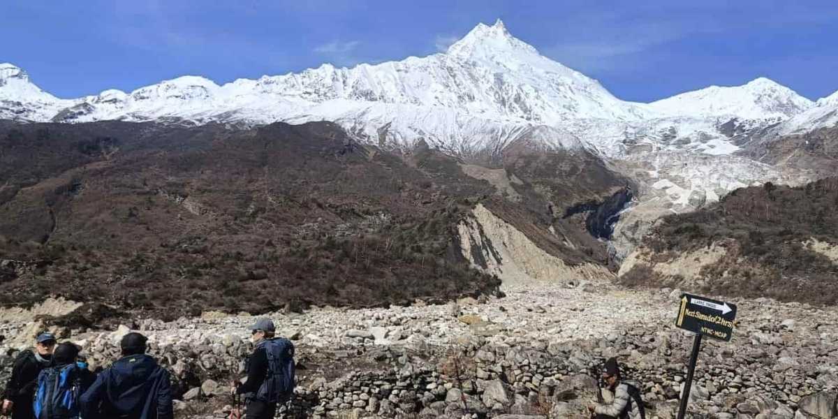 route for manaslu circuit trek 